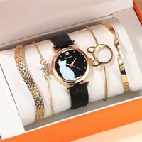 Elegante Estilo Simple Gato Hebilla Cuarzo Relojes De Mujer sku image 2