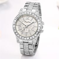 Style Simple Cercle Quartz Femmes De Montres main image 4