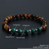 Classic Style Round Natural Stone Bracelets sku image 2