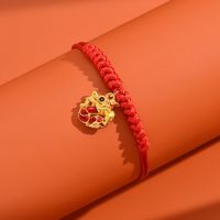 Chinoiserie Animal Alloy Plating Women's Bracelets sku image 1