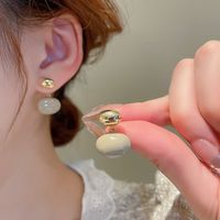 Retro Geometric Resin Irregular Women's Drop Earrings sku image 42