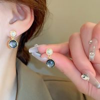 Retro Geometric Resin Irregular Women's Drop Earrings sku image 16