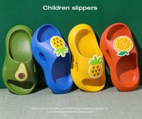 Kid's Basic Cartoon Open Toe Slides Slippers main image 5