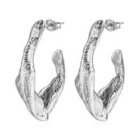 1 Pair Ig Style Retro Geometric Plating Stainless Steel Earrings main image 4