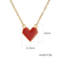 Retro Heart Shape Stainless Steel Pendant Necklace main image 2