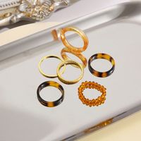 Hip-hop Vintage Style Leopard Alloy Acetic Acid Valentine's Day New Year Women's Rings main image 4