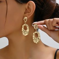 1 Pair Vintage Style Simple Style Geometric Alloy Drop Earrings main image 6