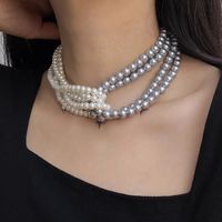 Retro Star Artificial Pearl Layered Pearl Women's Layered Necklaces main image 7