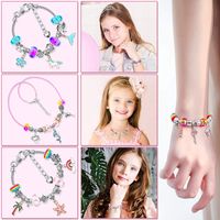 1 Set Sweet Rainbow Starfish Fish Tail Alloy Jewelry Accessories main image 5