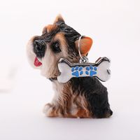 Cute Metal Solid Color Pet Accessories main image 1