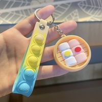 Cartoon Style Food Pvc Unisex Keychain sku image 2