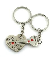 Cute Letter Heart Shape Zinc Alloy Valentine's Day Women's Keychain sku image 10