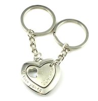 Cute Letter Heart Shape Zinc Alloy Valentine's Day Women's Keychain sku image 1