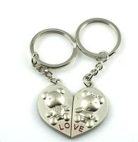 Cute Letter Heart Shape Zinc Alloy Valentine's Day Women's Keychain sku image 3