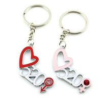 Cute Letter Heart Shape Zinc Alloy Valentine's Day Women's Keychain sku image 24