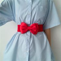 Cute Sweet Bow Knot Elastic Band Polyester Women's Woven Belts main image 1
