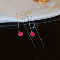 1 Pair Fashion Bow Knot Metal Inlay Zircon Women's Ear Studs sku image 50