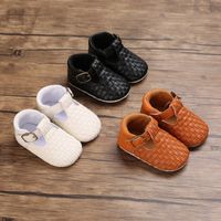 Kid's Basic Solid Color Round Toe Toddler Shoes main image 1