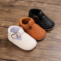 Kid's Basic Solid Color Round Toe Toddler Shoes main image 3