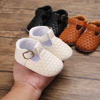 Kid's Basic Solid Color Round Toe Toddler Shoes main image 5
