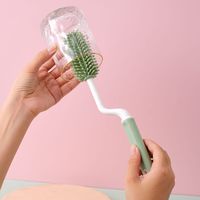 Casual Solid Color Silica Gel Baby Bottle Brush Baby Accessories main image 3