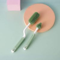 Casual Solid Color Silica Gel Baby Bottle Brush Baby Accessories sku image 1