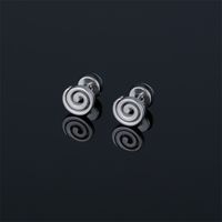 1 Piece Vintage Style Geometric Plating Stainless Steel Ear Studs main image 4