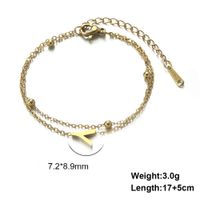 Simple Style Letter Stainless Steel Plating Bracelets sku image 51