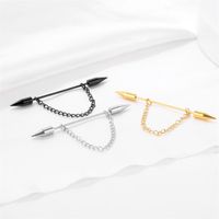 1 Piece Simple Style Geometric Plating Stainless Steel Ear Studs main image 5