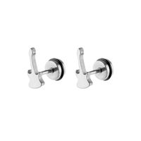 1 Piece Vintage Style Guitar Plating Stainless Steel Ear Studs sku image 1