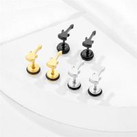 1 Piece Vintage Style Guitar Plating Stainless Steel Ear Studs main image 1