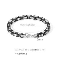 Simple Style Geometric Stainless Steel Plating Women's Bracelets sku image 4