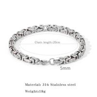 Simple Style Geometric Stainless Steel Plating Women's Bracelets sku image 1