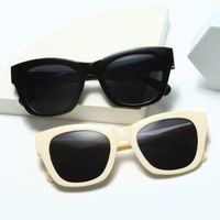 Streetwear Solid Color Ac Square Full Frame Women's Sunglasses main image 6