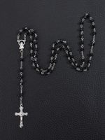 Casual Hip-hop Cross Artificial Crystal Beaded Crystal 18k Gold Plated Unisex Pendant Necklace sku image 4