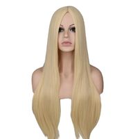 Perruques Européennes Et Américaines Cheveux Longs Raides Cos Couleur Perruque En Gros sku image 5