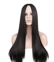 Perruques Européennes Et Américaines Cheveux Longs Raides Cos Couleur Perruque En Gros sku image 2