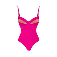 Women's Lady Sexy Solid Color 2 Pieces Set One Piece Swimwear main image 2
