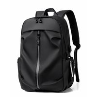 Waterproof Solid Color Business School Daily Laptop Backpack sku image 2
