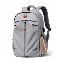 Waterproof Solid Color Business School Daily Laptop Backpack sku image 1