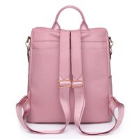 Waterproof Solid Color Casual Daily Women's Backpack main image 4