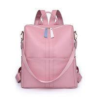 Waterproof Solid Color Casual Daily Women's Backpack main image 3