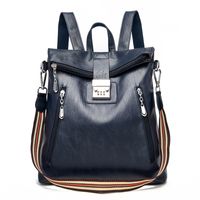 Solid Color Daily Women's Backpack sku image 3