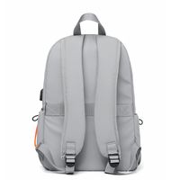 Waterproof Solid Color Business School Daily Laptop Backpack main image 4