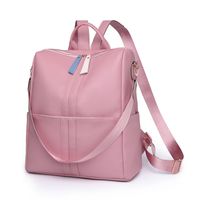 Waterproof Solid Color Casual Daily Women's Backpack main image 5