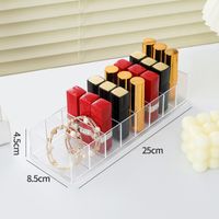 Casual Solid Color Plastic Jewelry Boxes sku image 2