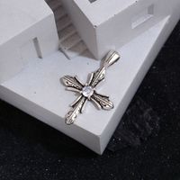 Simple Style Cross Copper Pendant Necklace main image 5