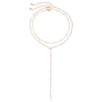 Moderner Stil Glänzend Runden Stern Imitationsperle Kupfer Perlen Überzug 18 Karat Vergoldet Halskette Mit Anhänger Halskette sku image 1