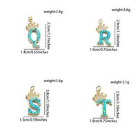 1 Piece Basic Letter Copper Plating Inlay Jewelry Accessories main image 8