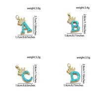 1 Piece Basic Letter Copper Plating Inlay Jewelry Accessories main image 4